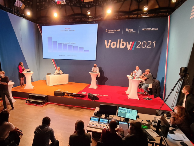 Volby do Poslanecké sněmovny 2021 pro Český rozhlas – kompletní technické zajištění